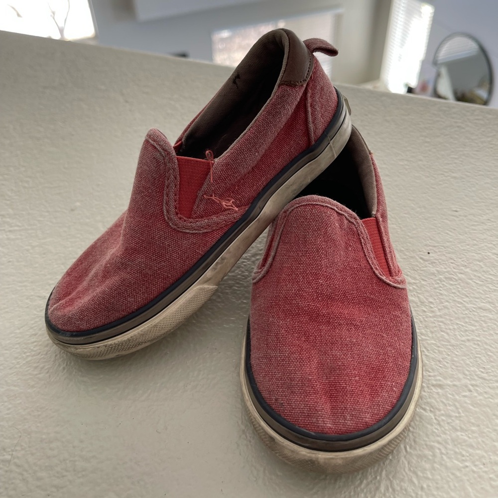 Toddler Red Slip-On Shoes 8